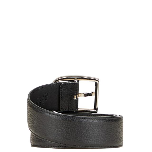 グッチ ベルト サイズ:100/40 449716 ブラック レザー メンズ GUCCI 【中古】