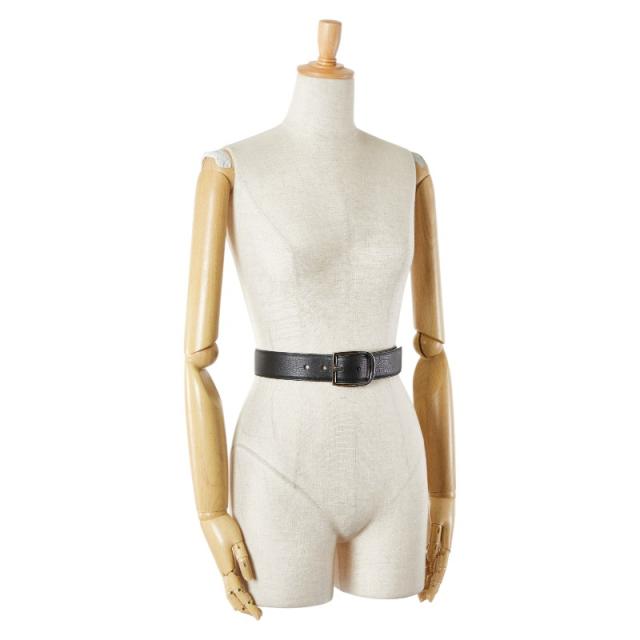 グッチ ベルト サイズ:100/40 449716 ブラック レザー メンズ GUCCI 【中古】