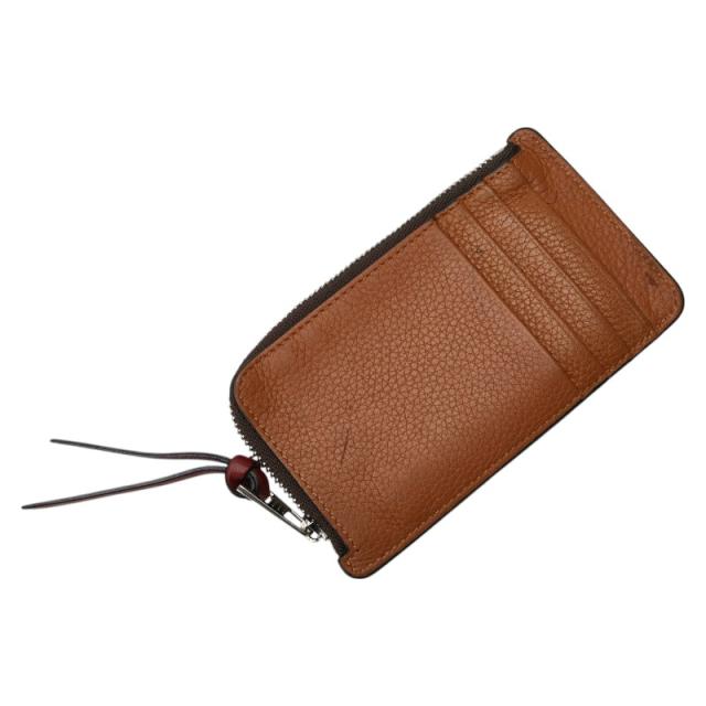 中古】 LOEWE ロエベ ゲート コインケース 061828 レザー オレンジ