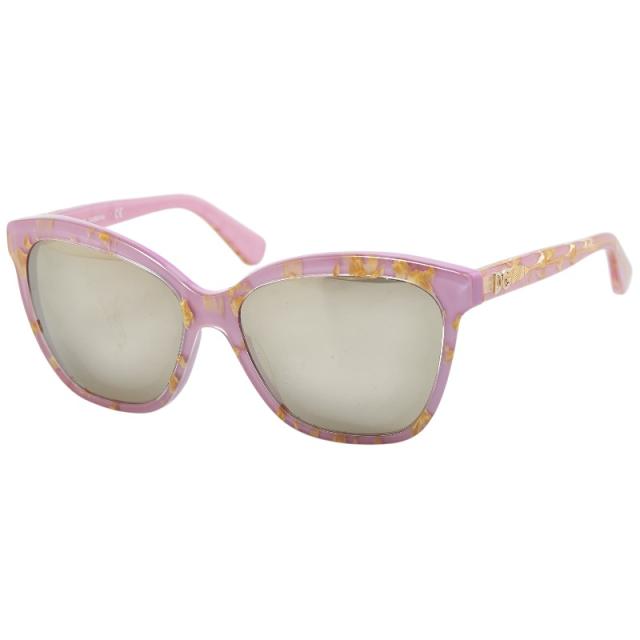 ドルチェアンドガッバーナ ロゴ サングラス パープル プラスチック レディース DOLCE&GABBANA 【中古】