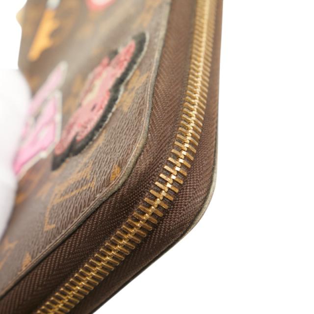 ルイ ヴィトン LV ストーリーズ ジッピーウォレット パッチーズ ラウンドファスナー 長財布 M63392 ブラウン PVC LOUIS VUITTON 【中古】 ルイ ヴィトン LV ストーリーズ ジッピーウォレット パッチーズ