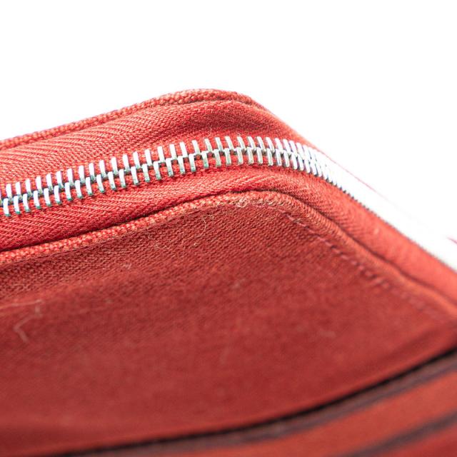 エルメス フールトゥ マルチ パースGM ラウンドファスナー 長財布 ワインレッド ボルドー キャンバス レディース HERMES 【中古】_3