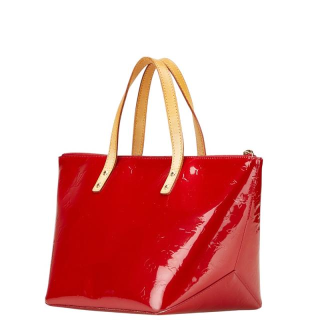 ルイ ヴィトン モノグラム ヴェルニ ベルヴューPM ハンドバッグ M93583 ポムダムール レッド パテントレザー LOUIS VUITTON 【中古】_1