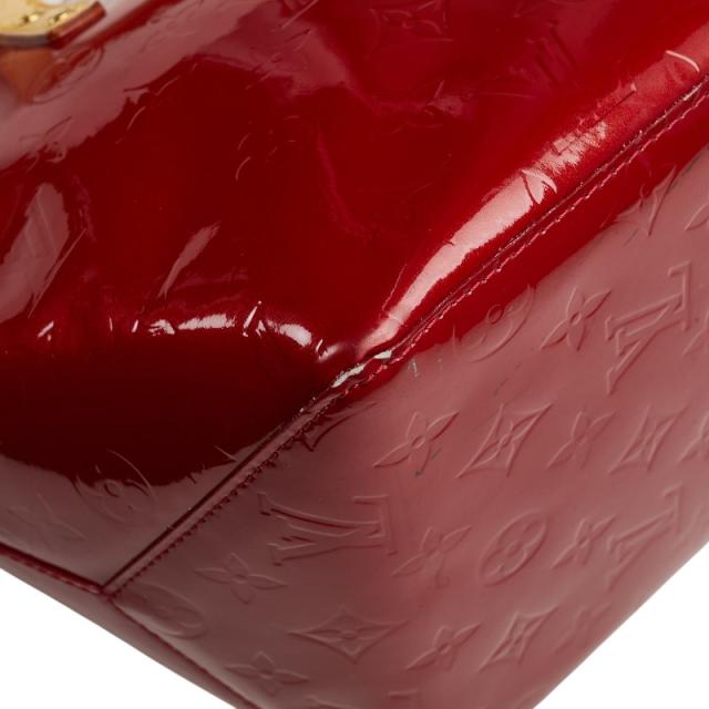 ルイ ヴィトン モノグラム ヴェルニ ベルヴューPM ハンドバッグ M93583 ポムダムール レッド パテントレザー LOUIS VUITTON 【中古】_4