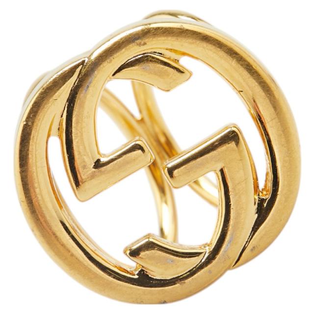 グッチ ベルト 85.34 161374 ブラウン レザー メッキ レディース GUCCI  