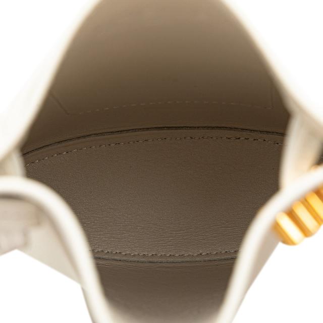 ロエベ アナグラム ダイスポケット 斜め掛け ショルダーバッグ オフホワイト レザー レディース LOEWE 【中古】_7