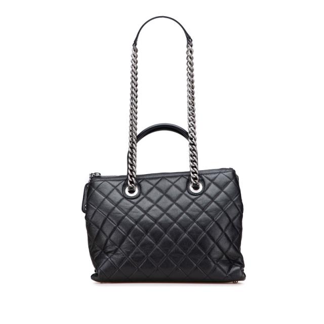 シャネル 31 RUE CAMBON ハンドバッグ チェーン ショルダーバッグ ブラック ラムスキン レディース CHANEL 【中古】
