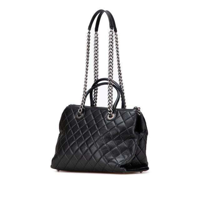 シャネル 31 RUE CAMBON ハンドバッグ チェーン ショルダーバッグ ブラック ラムスキン レディース CHANEL 【中古】_1