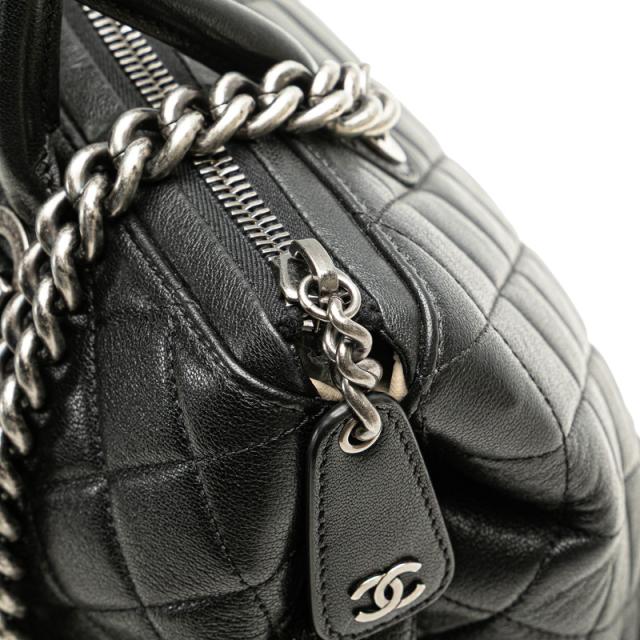 シャネル 31 RUE CAMBON ハンドバッグ チェーン ショルダーバッグ ブラック ラムスキン レディース CHANEL 【中古】_5