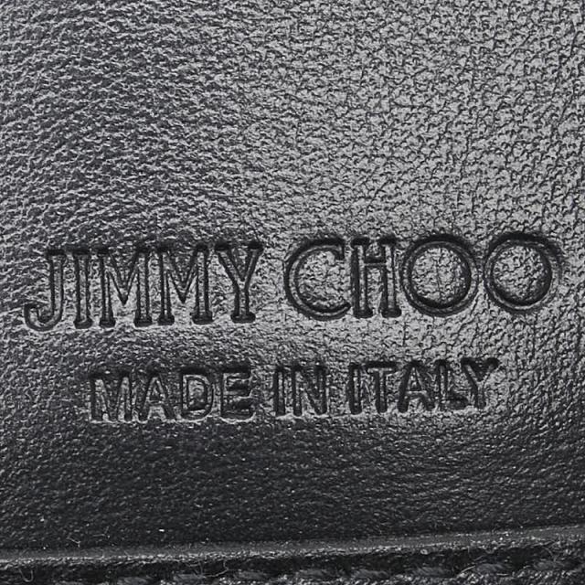 ジミーチュウ HAWLEY ホーリー 三つ折り財布 ブラック レザー