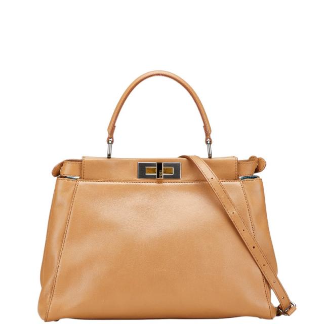 FENDI フェンディ ピーカブー 2way パイソン柄 極美品】FENDI