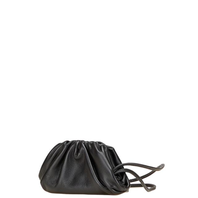 ボッテガヴェネタ ザ ポーチ ミニ コインケース 小銭入れ ブラック レザー レディース BOTTEGAVENETA 【中古】_1