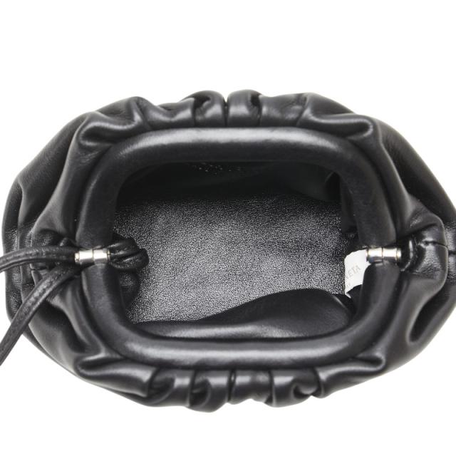 ボッテガヴェネタ ザ ポーチ ミニ コインケース 小銭入れ ブラック レザー レディース BOTTEGAVENETA 【中古】_5