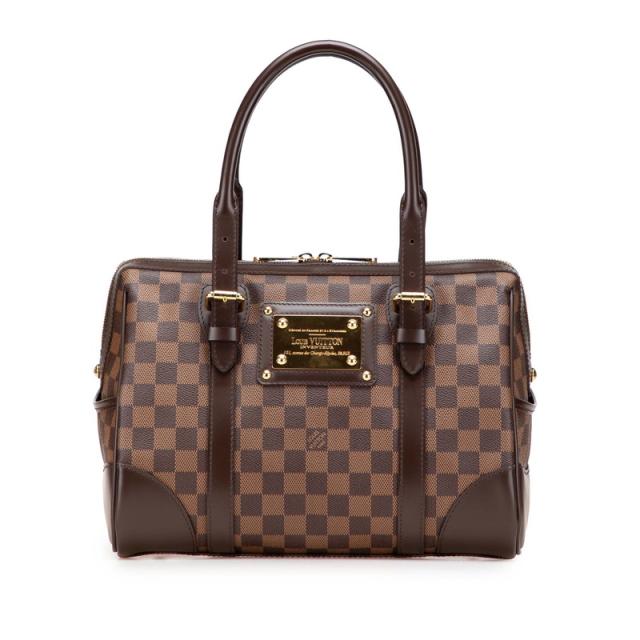 ルイ ヴィトン ダミエ バークレー ハンドバッグ N52000 ブラウン PVC レザー レディース LOUIS VUITTON 【中古】