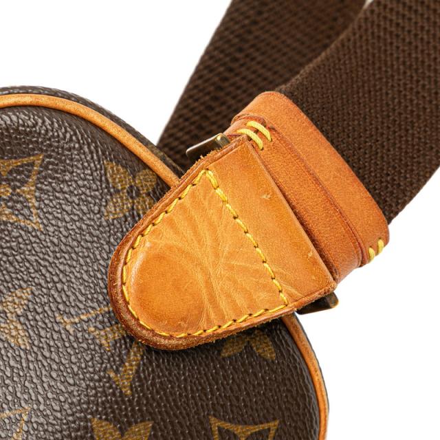 ルイ ヴィトン モノグラム ポシェットガンジュ ボディバッグ ウエストバッグ M51870 ブラウン PVC レザー メンズ LOUIS VUITTON 【中古】_5