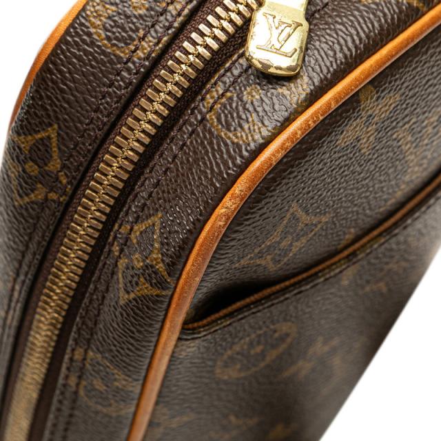 ルイ ヴィトン モノグラム ポシェットガンジュ ボディバッグ ウエストバッグ M51870 ブラウン PVC レザー メンズ LOUIS VUITTON 【中古】_3