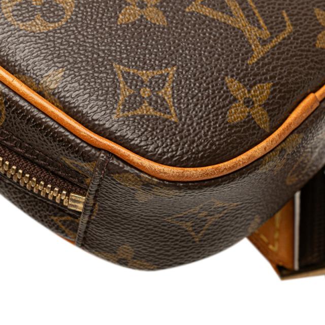 ルイ ヴィトン モノグラム ポシェットガンジュ ボディバッグ ウエストバッグ M51870 ブラウン PVC レザー メンズ LOUIS VUITTON 【中古】_4