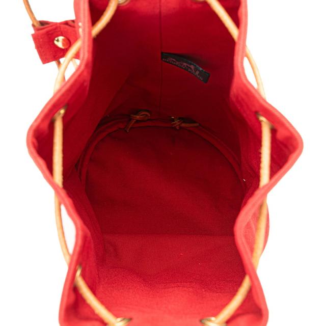 エルメス ポロションミミルPM ショルダーバッグ レッド ブラウン