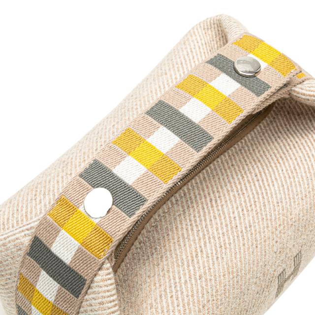 エルメス ブリッド ア ブラック オ カレ ハンドバッグ ポーチ