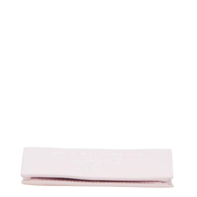 プラダ エンボスロゴ 二つ折り財布 ピンク サフィアーノ レザー