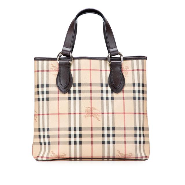 希少 美品 バーバリー トートバッグ ハンドバッグ ノバチェック シャドーホース BURBERRY バーバリー ノバチェック トートバッグ シャドーホース