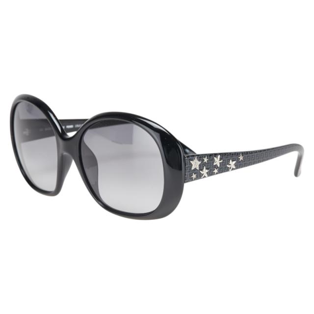 フェンディ サングラス FS5186 ブラック プラスチック レディース FENDI 【中古】