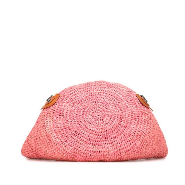 バレンシアガ ラフィアカゴバック♡ピンク BALENCIAGA ピンク かご