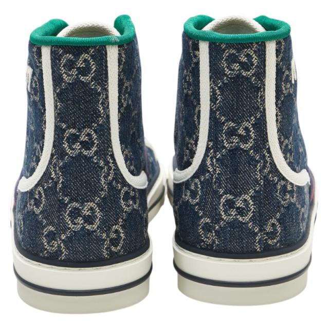 グッチ GGキャンバス TENNIS 1977 ハイカットスニーカー サイズ:8+
