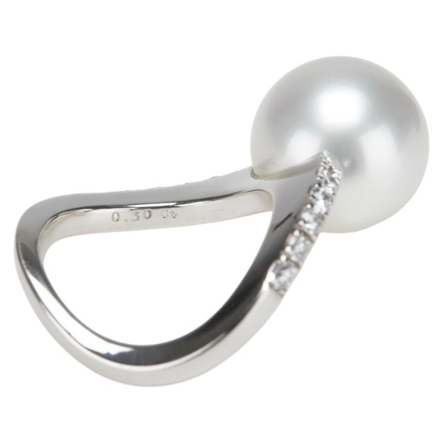 パールリング 普段使い パール リング プラチナ 真珠 指輪 本真珠 あこや オーロラ花珠 ダイヤモンド ダイヤ 送料無料 プレゼント ギフト ご褒美 自分買い p ポイント10倍パール リング プラチナ 真珠指輪 本真珠