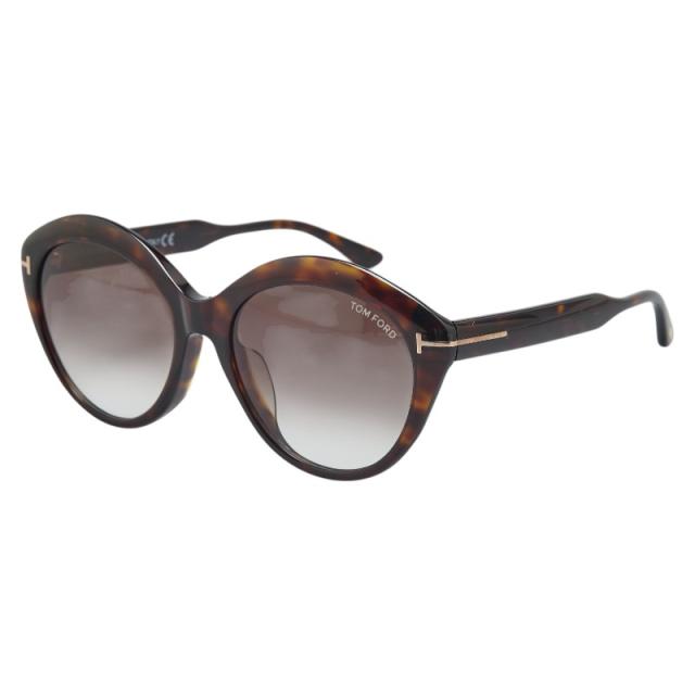 トムフォード サングラス TF-763-F ブラウン プラスチック レディース TOM FORD 【中古】