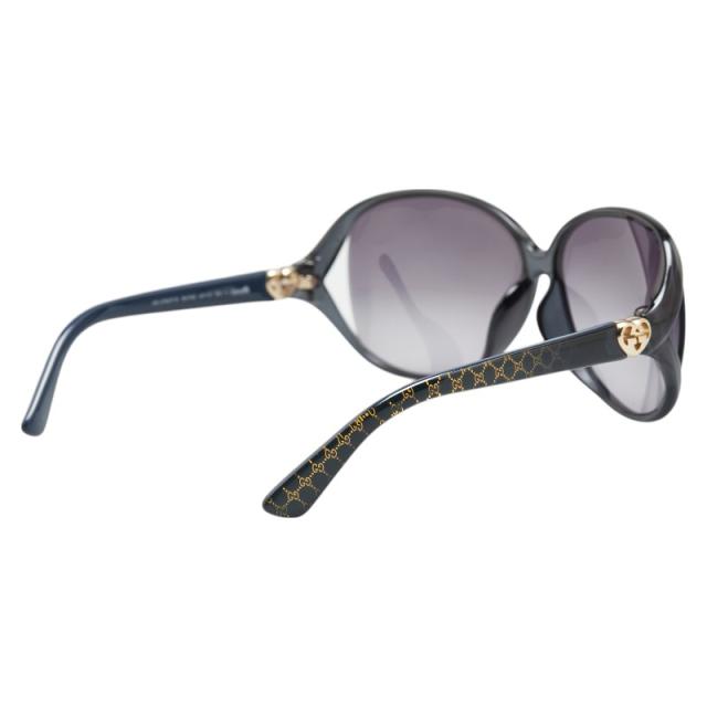 グッチ GGハート アジアンフィット サングラス GG3792 ネイビー プラスチック レディース GUCCI 【中古】_2