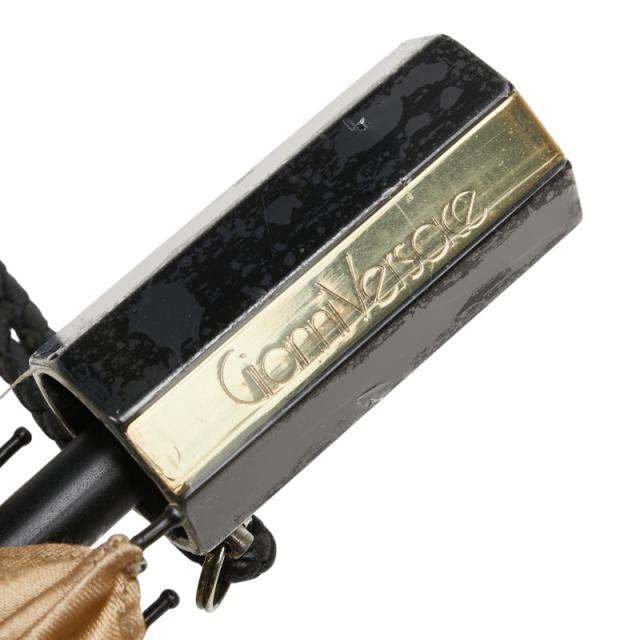 ヴェルサーチェ 花 フラワー モチーフ 折り畳み傘 ゴールド ブラウン