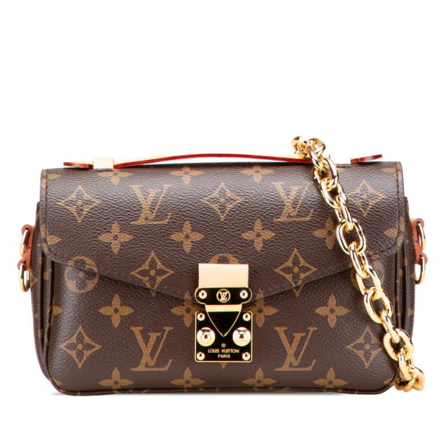 ルイ ヴィトン モノグラム ポシェット メティスMM ショルダーバッグ ハンドバッグ 2WAY M44875 ブラウン PVC LOUIS VUITTON 【中古】