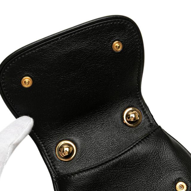 グッチ ブロンディ ショルダーバッグ 698635 ブラック レザー