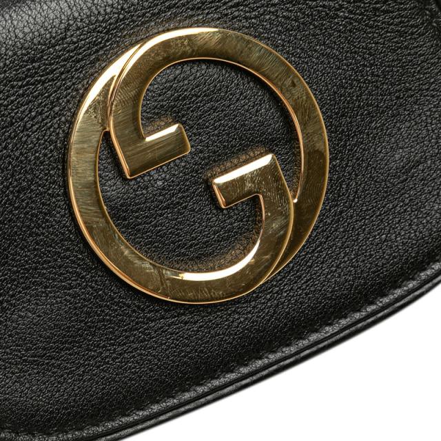 グッチ ブロンディ ショルダーバッグ 698635 ブラック レザー レディース GUCCI 【中古】_4