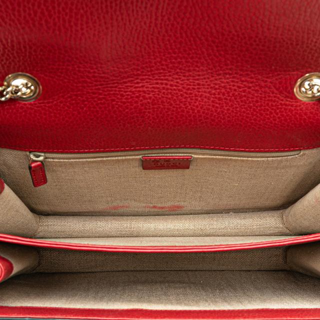 グッチ インターロッキングG チェーン ショルダーバッグ 510303 レッド