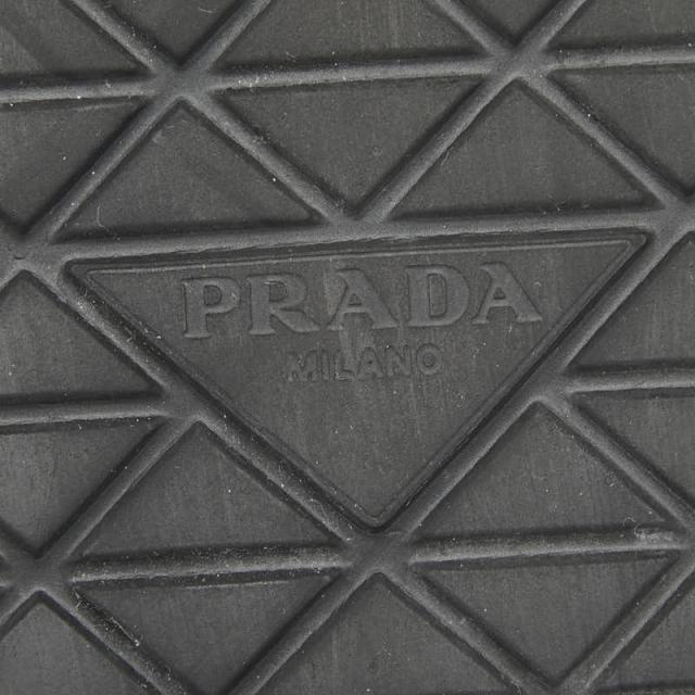 プラダ Re-Nylon マクロ スニーカー ハイトップ 7 1/2 2TG183 ブラック