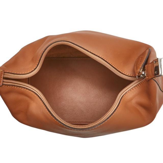 ロエベ ロゴ ハンドバッグ ブラウン レザー レディース LOEWE 【中古】_8