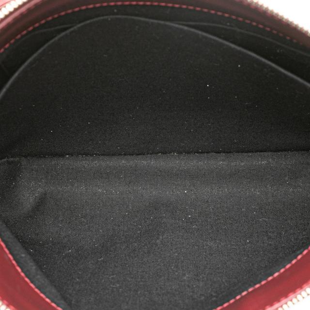 バレンシアガ ロゴ ショルダーバッグ 639497 ワインレッド ホワイト