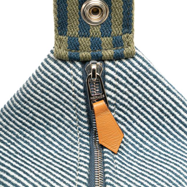 エルメス ブリッド ア ブラックPM ハンドバッグ ポーチ ネイビー