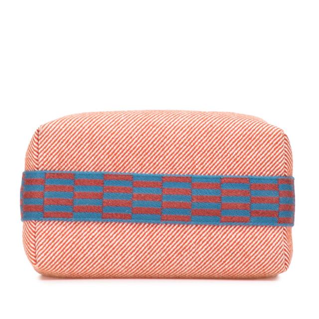 エルメス ブリッド ア ブラックPM ハンドバッグ ポーチ レッド ブルー