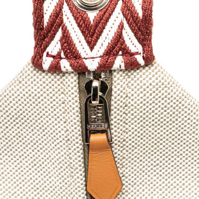 エルメス ブリッド ア ブラックPM ハンドバッグ ポーチ ベージュ