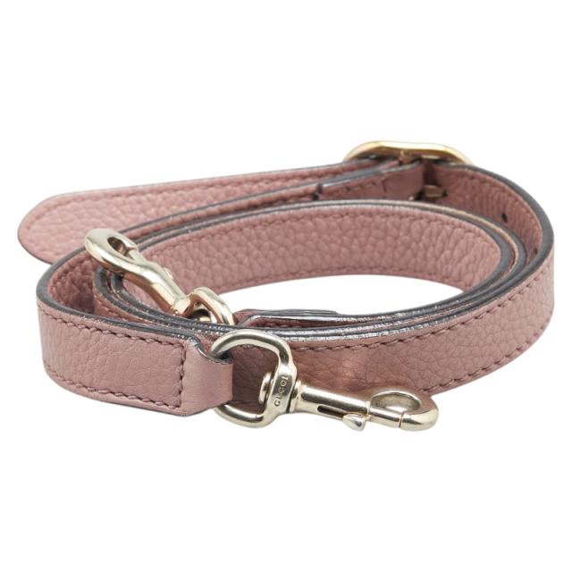 グッチ ショルダーストラップ ピンク レザー レディース GUCCI 【中古】