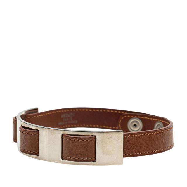 にんにん 極美品 エルメス ランスロット ロング チョーカー ブラウン