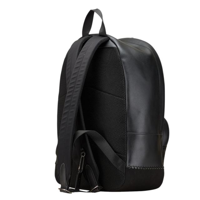 コーチ ロゴ リュック バックパック F68996 ブラック レザー