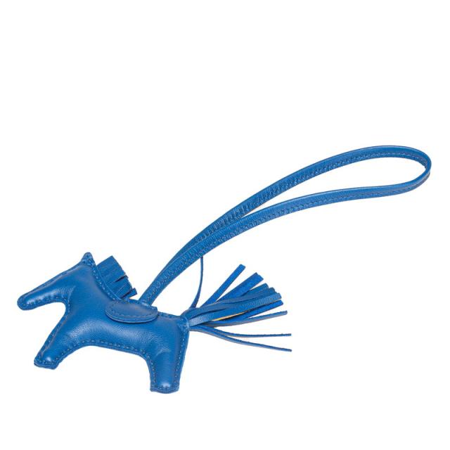 エルメス HERMES チャーム ロデオPM ブルーザンジバル ブルー