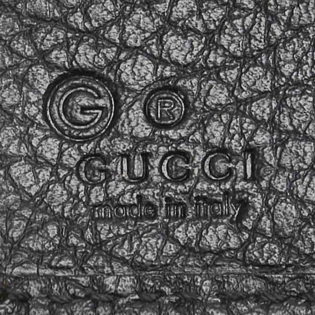 グッチ 三つ折り財布 346057 ブラック レザー メンズ GUCCI 【中古】