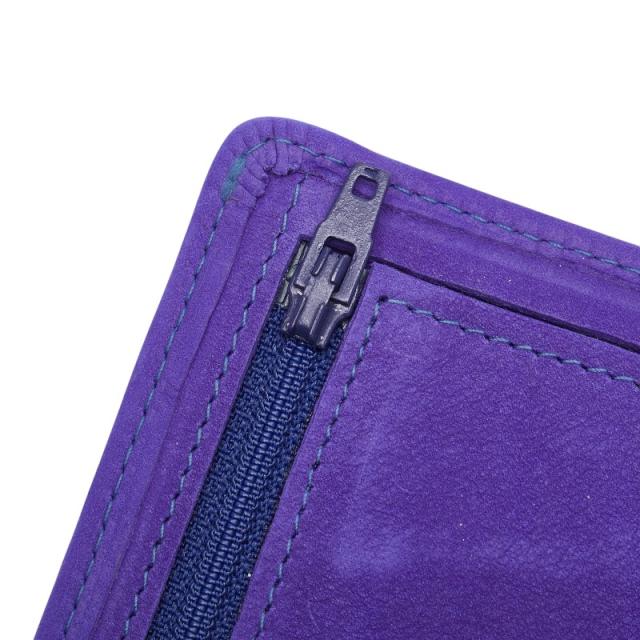 ティファニー システム手帳 パープル ブルー スウェード レザー