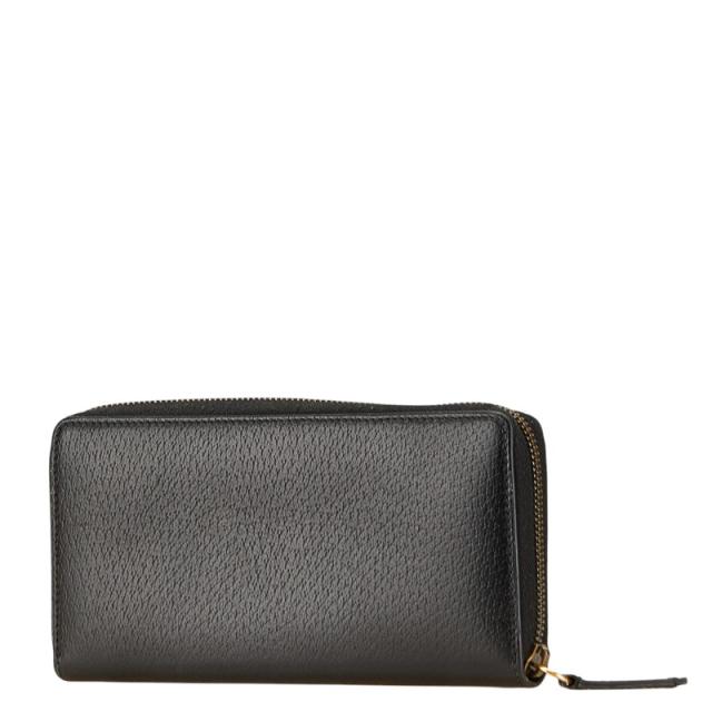 GUCCI グッチ 財布 長財布 523667 Black/ブラック レザー アニマリエ ジップアラウンドウォレット グッチ 長財布 アニマリエ ジップアラウンドウォレット レザー
