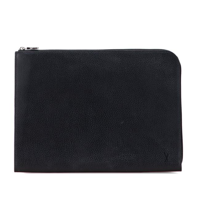 ルイ ヴィトン トリヨン ポシェット ジュール GM セカンドバッグ クラッチバッグ M67768 ノワール ブラック LOUIS VUITTON 【中古】